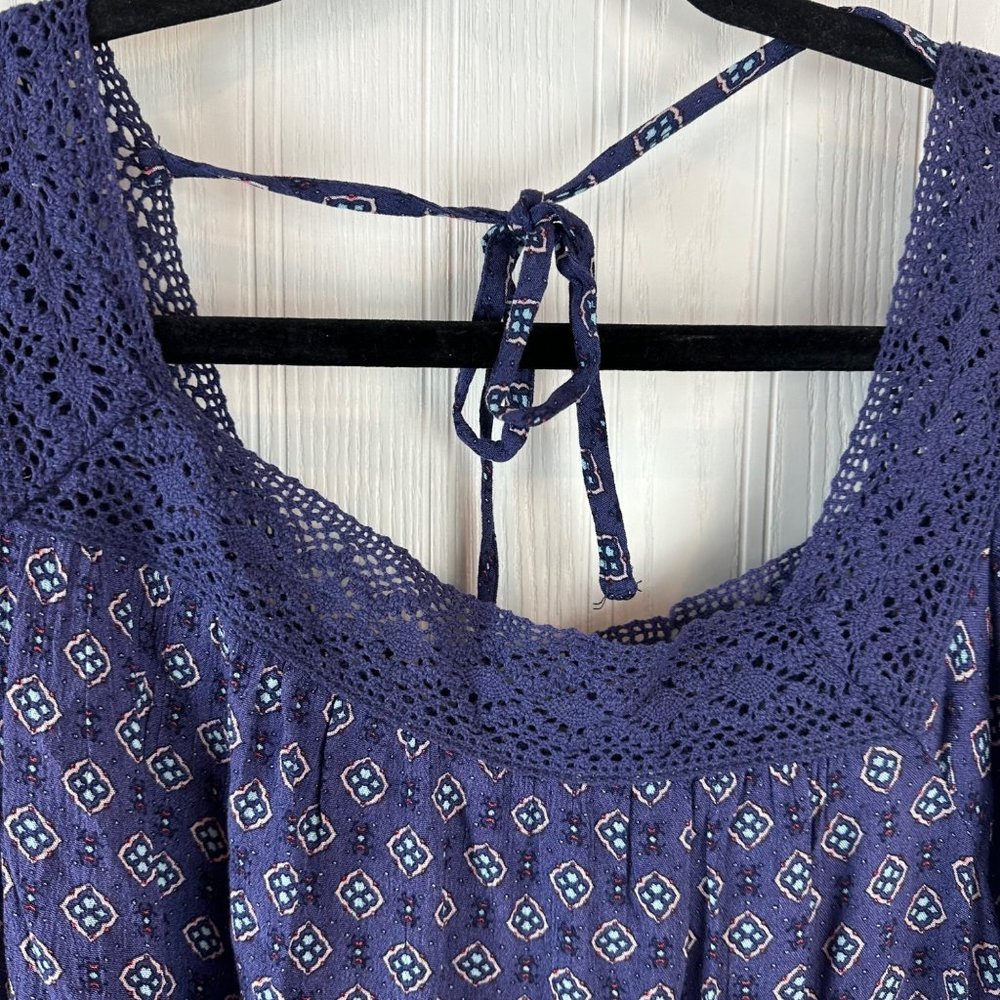 Torrid Blue Short Sleeve top Size‎ Large - Picture 6 of 6